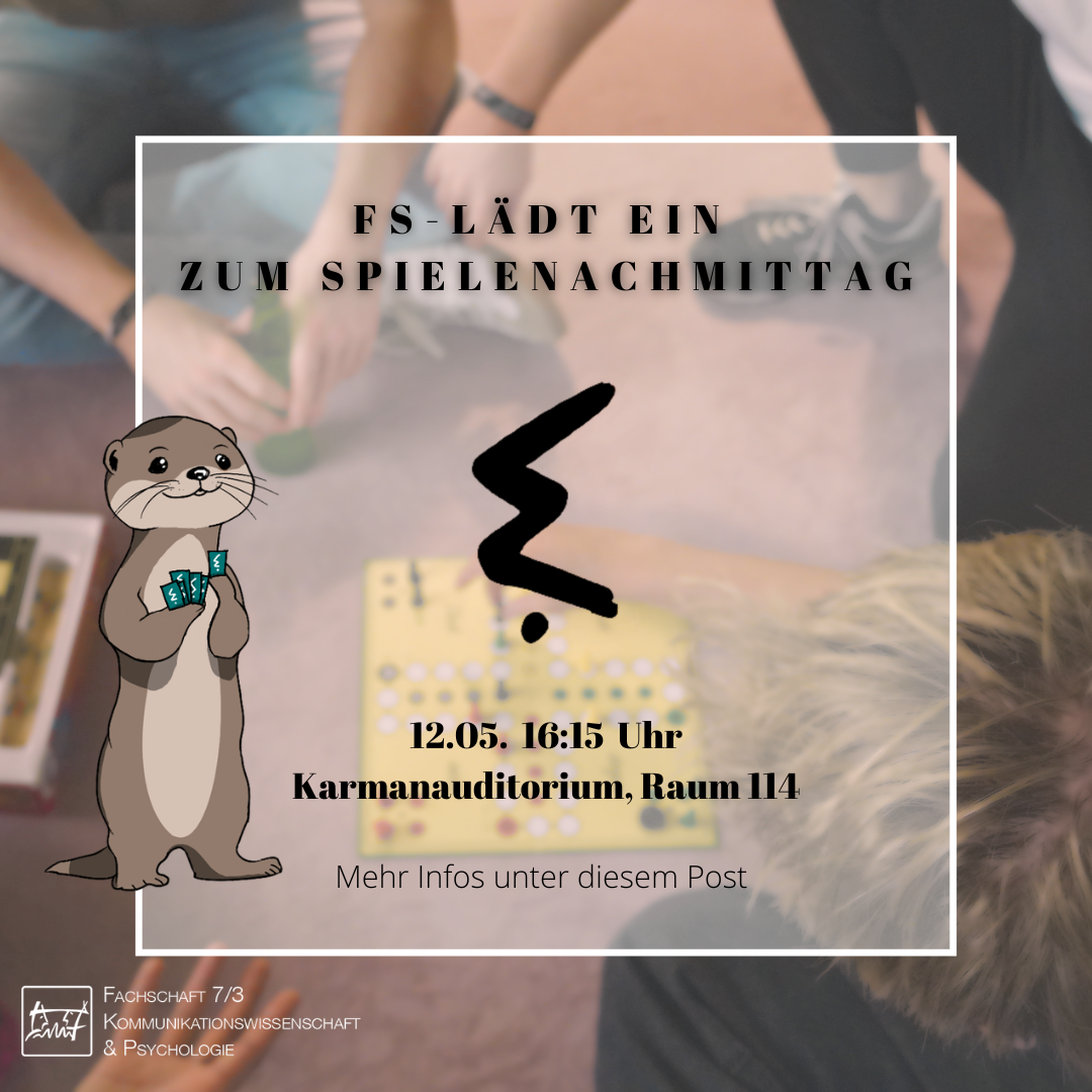 Spielenachmittag! [12.05., 16:15]